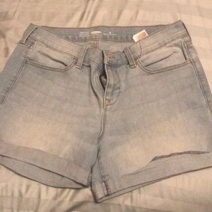 Blue jean shorts